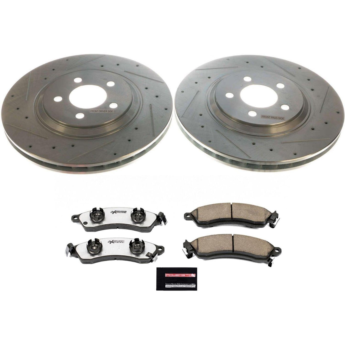 1994-2004 Mustang Power Stop Z26 Street Warrior Front Brake Upgrade Kit