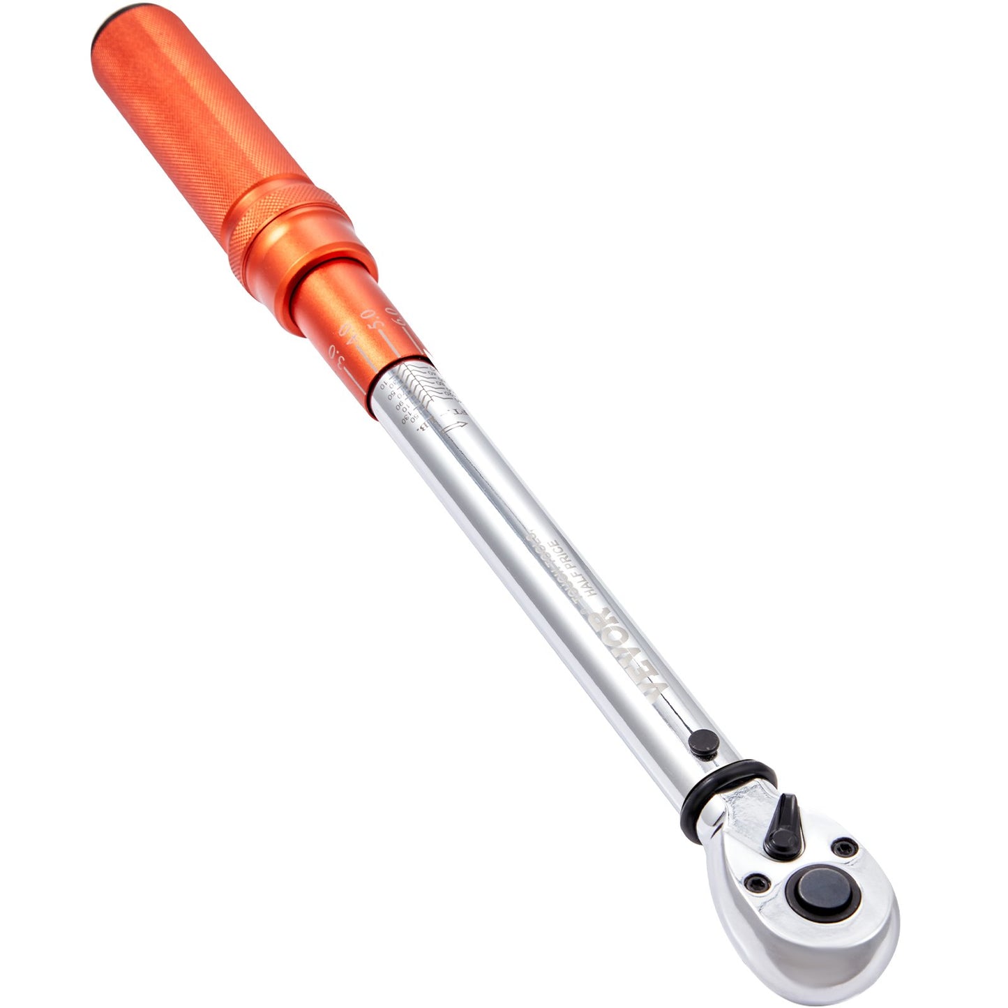 VEVOR 1/2-inch Drive Click Torque Wrench 10-150ft.lb/14-204n.m