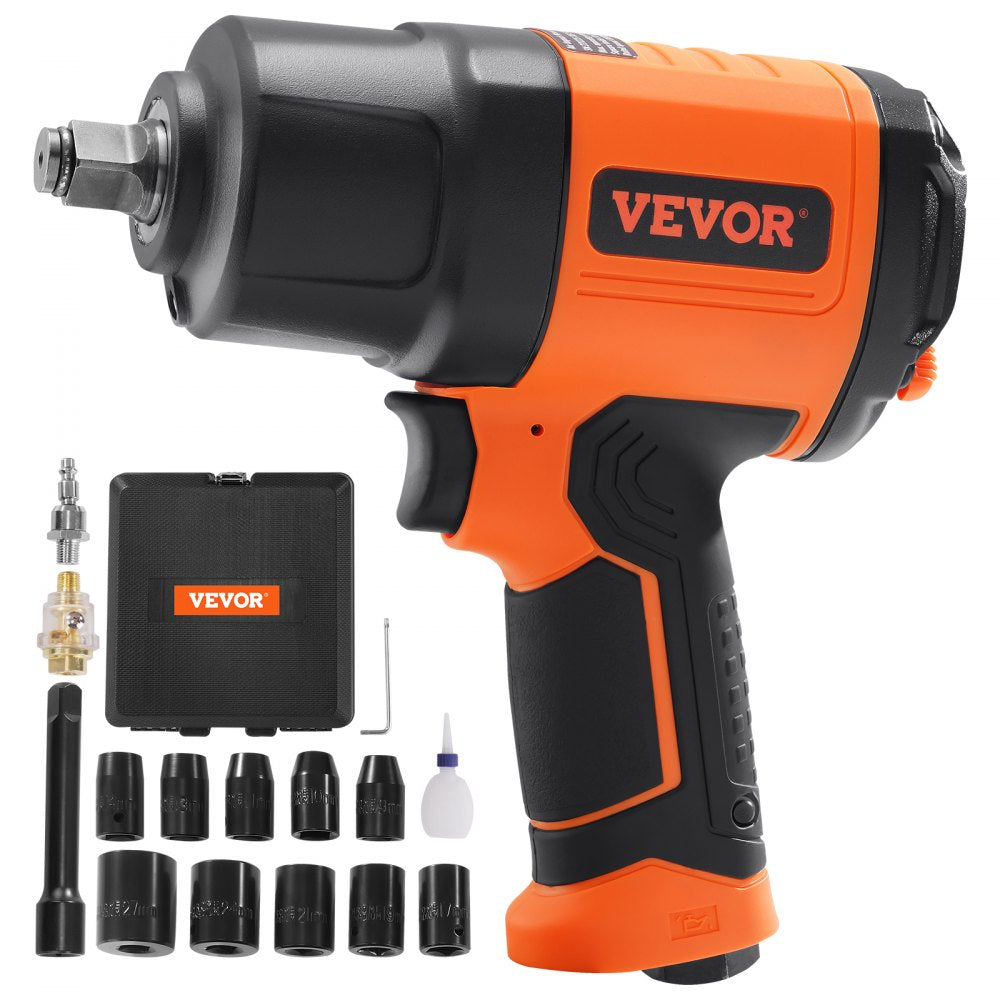 VEVOR 1/2" Square Drive Air Impact Gun 1400ft-lb