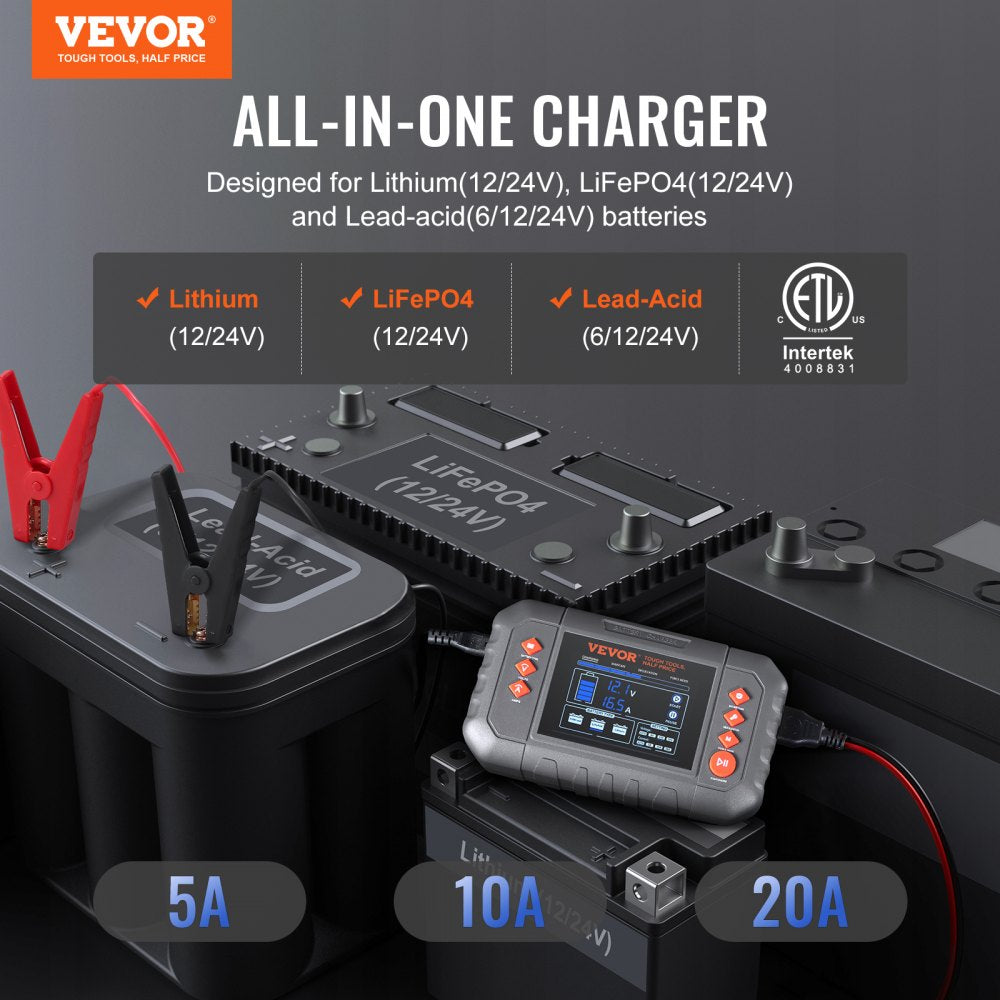 Smart Battery Charger 20-Amp VEVOR